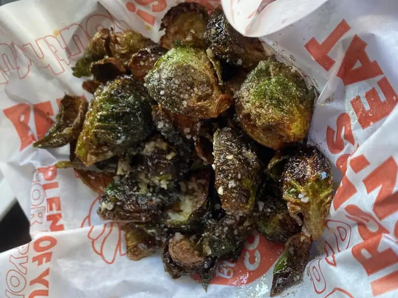 Crispy Parmesan Brussels Sprouts