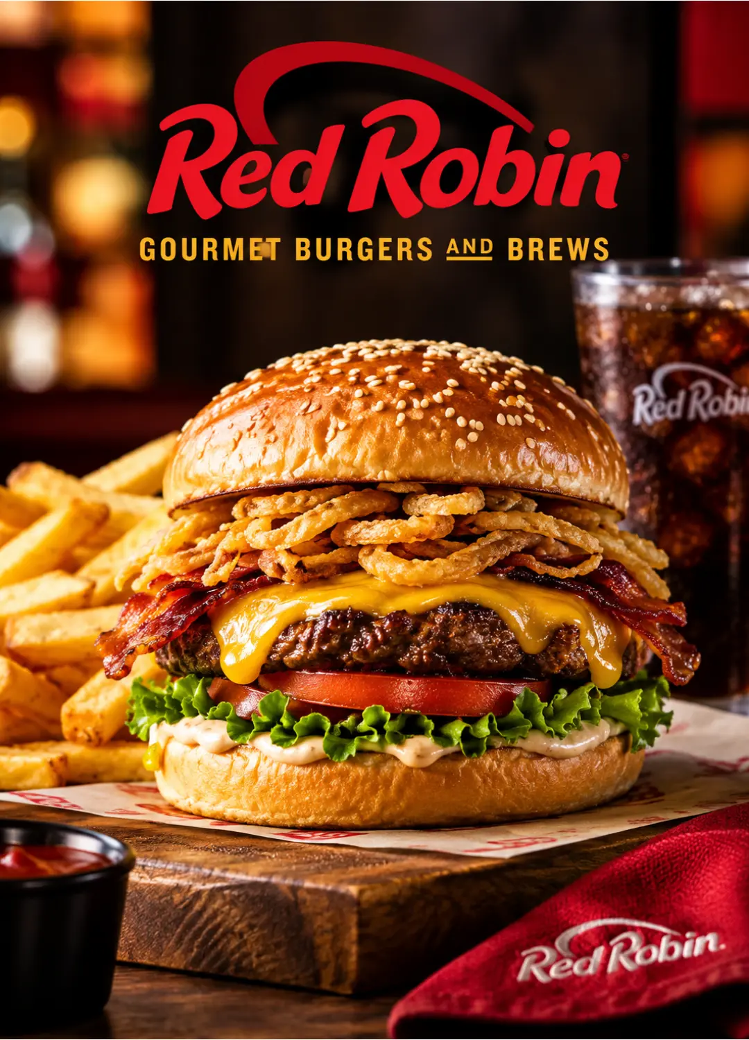 Red Robin Gourmet Cheeseburger