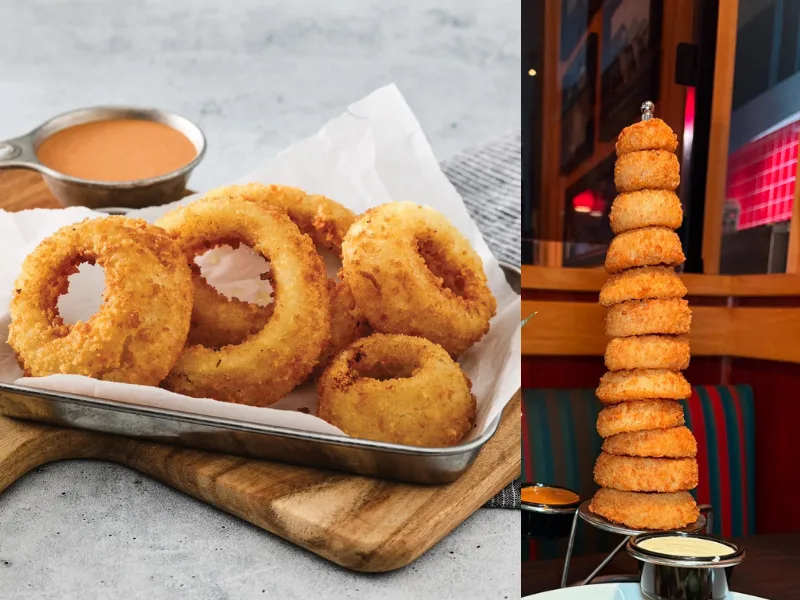 Towering Onion Rings